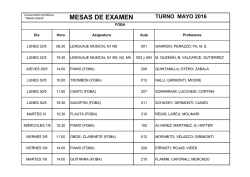 cronograma mesas mayo 2016