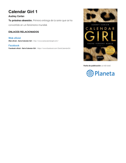 Calendar Girl 1 - Planeta de Libros