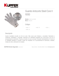 Guante Anticorte Steel Core II 9350