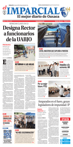 Designa Rector a funcionarios de la UABJO