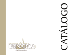 cat&aacute;logo - Ataudes Benarca