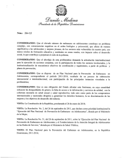 Decreto No. 246-13 que crea la Comisión Interinstitucional para la