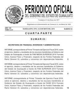 cuartaparte - Periódico Oficial - Gobierno del Estado de Guanajuato