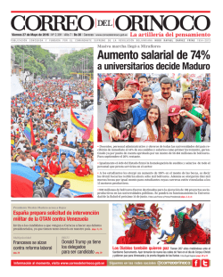Descargar PDF - Correo del Orinoco