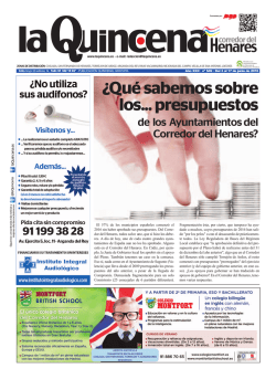 la quincena 549 (3 al 17 de junio de 2016)
