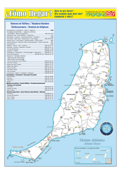 Mapas - fuerteventura magazine hoy