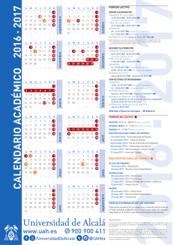 calendario académico 2016
