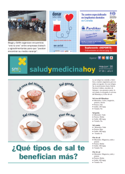Mayo 2016 - Salud y Medicina Hoy