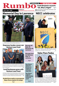 Memorial Day in Lawrence NECC celebrates