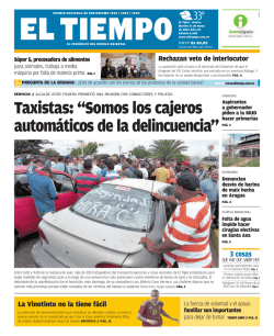 Taxistas: “Somos los cajeros automáticos de la