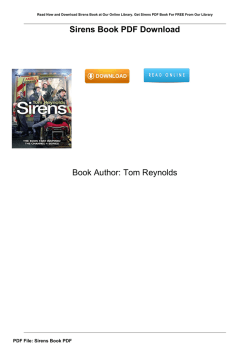 Sirens Book PDF Book Author: Tom Reynolds