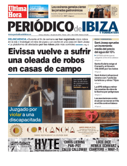 Eivissa vuelve a sufrir una oleada de robos en casas de campo