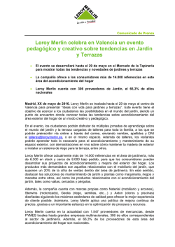 LEROY MERLIN reúne a 250 proveedores españoles que suponen