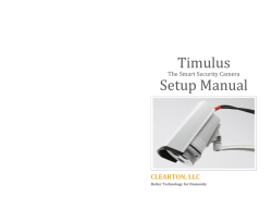 Timulus Setup Manual