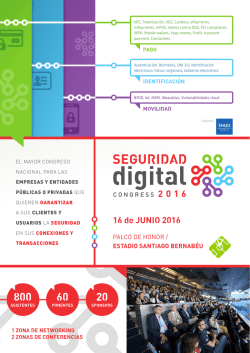 16 de JUNIO 2016 - Seguridad Digital Congress