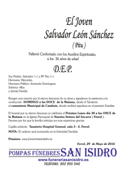 Salvador León Sánchez 29 -5 -2016 Ferrol