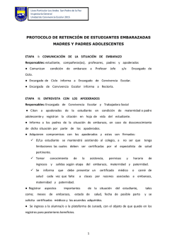 embarazo - Liceo Particular Los Andes