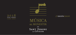 música - Monasterio de Sant Jeroni de Cotalba