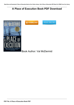 A Place of Execution Book PDF Book Author: Val McDermid