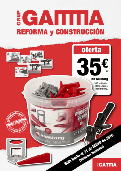 oferta REFORMA y CONSTRUCCIÓN