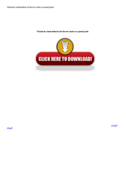 Manual de mantenimiento del daewoo matiz en