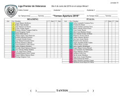 Descargar Cedulas Jornada 19