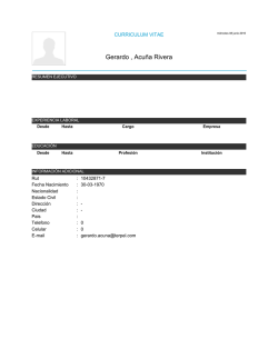 Gerardo , Acu&ntilde;a Rivera