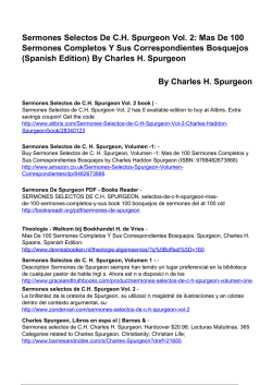 Sermones Selectos De CH Spurgeon Vol. 2