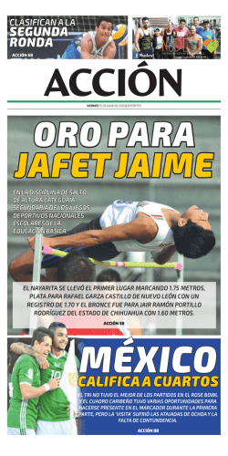 accion10062016 - Periódico Enfoque Nayarit