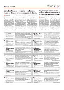 esquelas - El Ideal Gallego