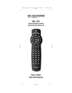 Universal Remote Control - Universal Electronics Remote Control