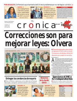 viernes 10 de junio - La Cr&oacute;nica de Hoy en Hidalgo