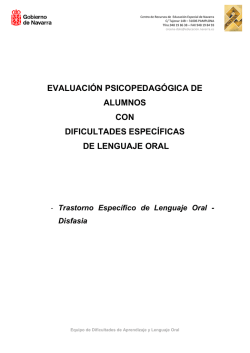 evaluación psicopedagógica de alumnos con dificultades