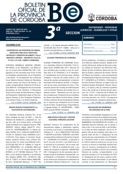 Sociedades &ndash; Personas Jur&iacute;dicas &ndash; Asambleas y Otras