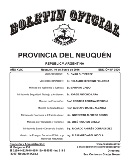 3526 - Bolet&iacute;n Oficial