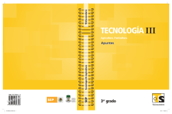 tecnologíaiii - Telesecundaria - Secretaría de Educación Pública