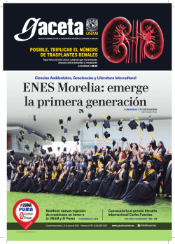 Edición impresa - gaceta Digital UNAM
