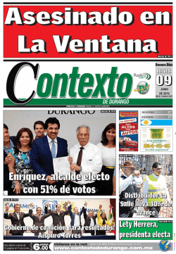 en PDF - Periódico Contexto de Durango