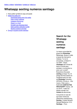 Whatsapp sexting numeros santiago