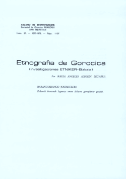 Etnografía de Gorocica