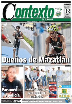 triatlón pacifico - Periódico Contexto de Durango
