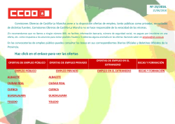 Nº 23/2016. - Comisiones Obreras - Unión Regional de Castilla