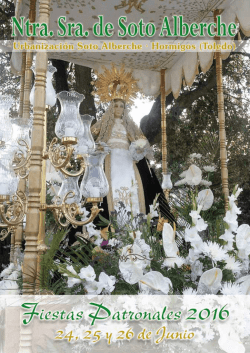 soto alberche – programa 2016