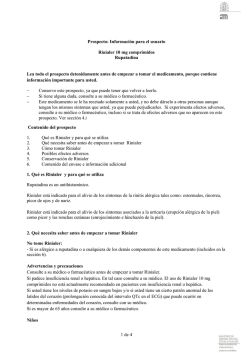 prospecto, PDF - Agencia Española de Medicamentos y Productos