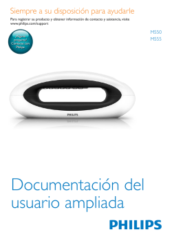 Documentación del usuario ampliada