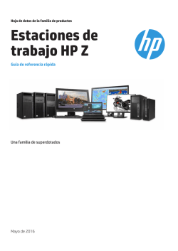 Estaciones de trabajo HP Z