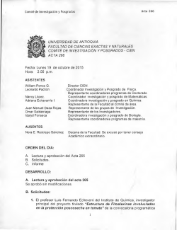 Acta CIEN 266 - Universidad de Antioquia