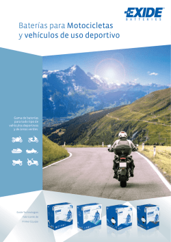 to the Exide Motorbike & Sport Leaflet