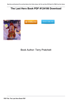 The Last Hero Book PDF #124106 Book Author: Terry