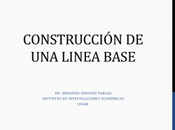 Construcción de una LINEA BASE